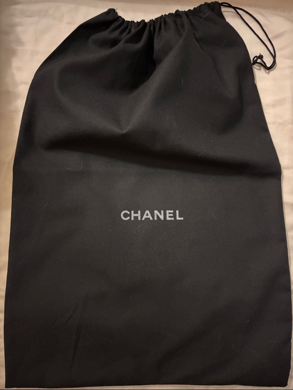 🟥Brand New Black CHANEL Dust Bag/Shoe Bag/Hand Bag With Drawstring, Multi-Use